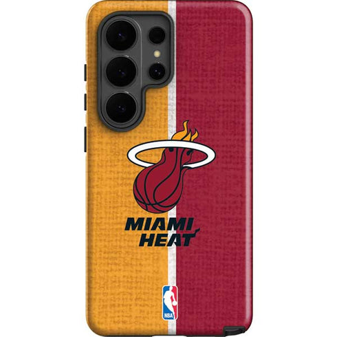 NBA Miami Heat Canvas Galaxy S26 Ultra Impact Case