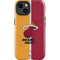 NBA Miami Heat Canvas iPhone 15 Impact Case