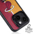 NBA Miami Heat Canvas iPhone 15 Kickstand Case