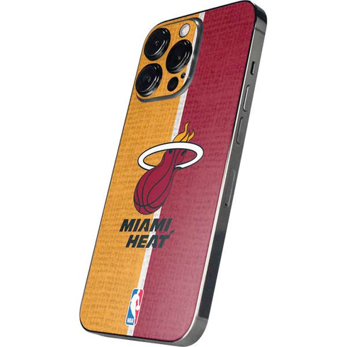 NBA Miami Heat Canvas iPhone 15 Pro Max Skin