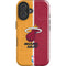 NBA Miami Heat Canvas iPhone 16 Impact Case