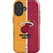 NBA Miami Heat Canvas iPhone 16 Magsafe Impact Case