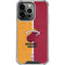 NBA Miami Heat Canvas iPhone 16 Pro Clear Case