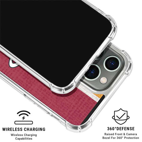 NBA Miami Heat Canvas iPhone 16 Pro Clear Case