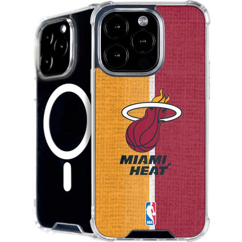 NBA Miami Heat Canvas iPhone 16 Pro Max MagSafe Case