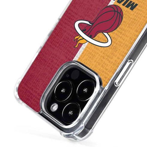 NBA Miami Heat Canvas iPhone 16 Pro Max MagSafe Case