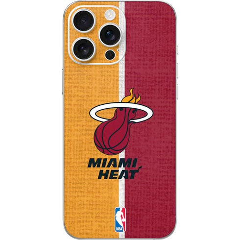 NBA Miami Heat Canvas iPhone 16 Pro Max Skin