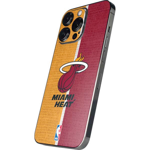 NBA Miami Heat Canvas iPhone 16 Pro Max Skin