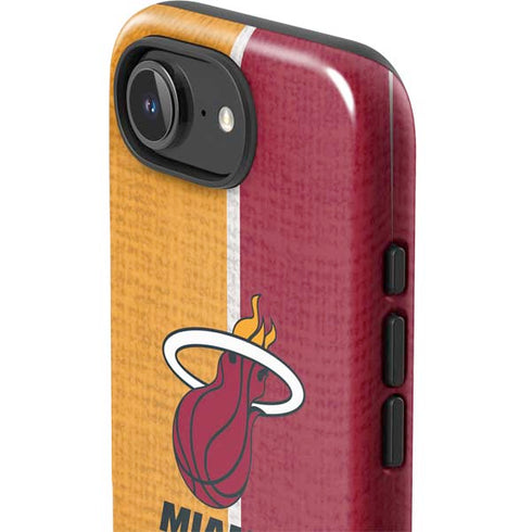 NBA Miami Heat Canvas iPhone 16e Impact Case