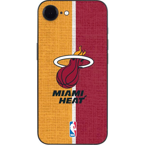 NBA Miami Heat Canvas iPhone 16e Skin