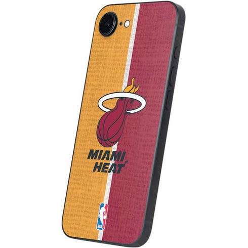 NBA Miami Heat Canvas iPhone 16e Skin