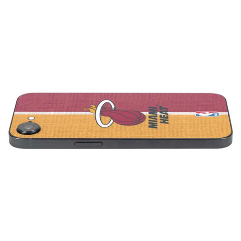 NBA Miami Heat Canvas iPhone 16e Skin