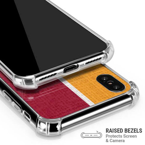 NBA Miami Heat Canvas iPhone X/XS Clear Case