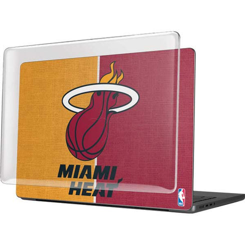 NBA Miami Heat Canvas MacBook Pro 14in (2021-24) Case plus Skin