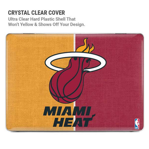NBA Miami Heat Canvas MacBook Pro 14in (2021-24) Case plus Skin