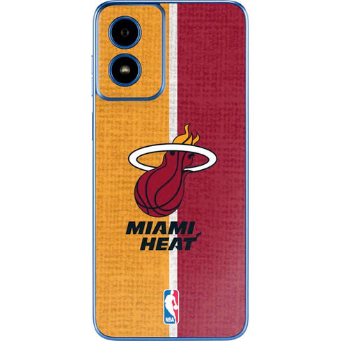 NBA Miami Heat Canvas Moto G Play 4G (2024) Skin