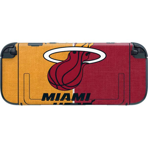 NBA Miami Heat Canvas Nintendo Switch 2 (2025) with Joy-Con Skin