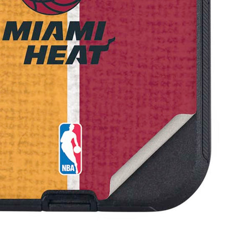 NBA Miami Heat Canvas Otterbox Defender iPhone Skin