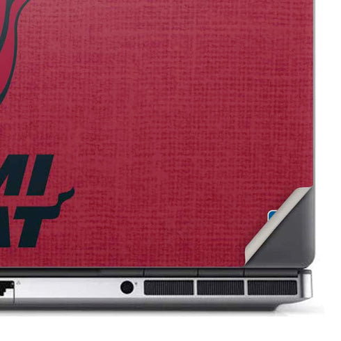 NBA Miami Heat Canvas Dell Precision Skin