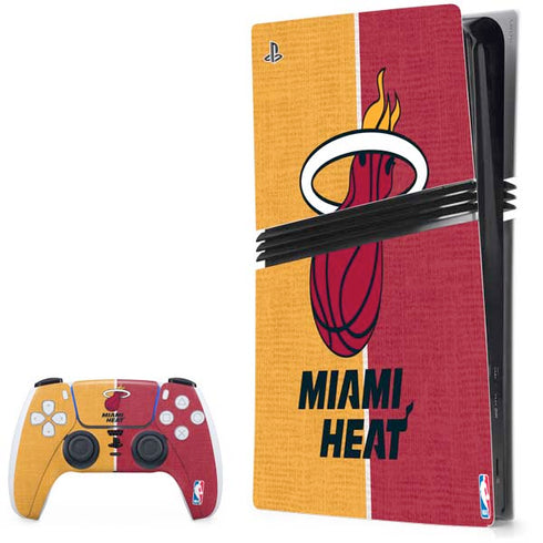 NBA Miami Heat Canvas PlayStation PS5 Skins