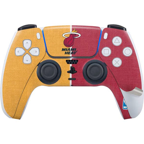 NBA Miami Heat Canvas PS5 Pro Disk Bundle Skin