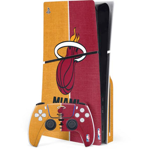 NBA Miami Heat Canvas PlayStation PS5 Skins