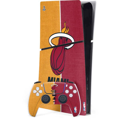 NBA Miami Heat Canvas PlayStation PS5 Skins