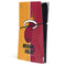 NBA Miami Heat Canvas PS5 Slim Digital Edition Console Skin