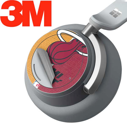 NBA Miami Heat Canvas Surface Headphones Skin