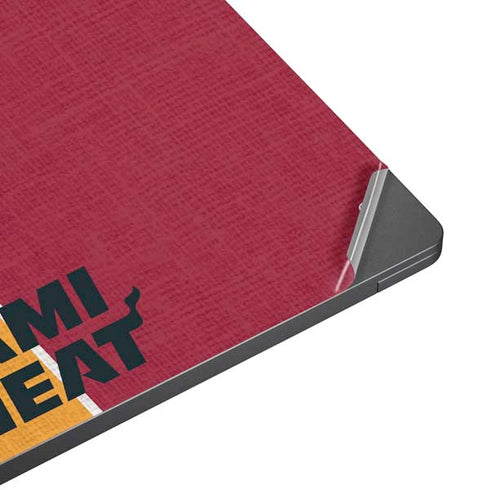 NBA Miami Heat Canvas Surface Laptop 7 15in Skin