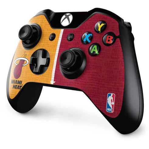 NBA Miami Heat Canvas Xbox One Controller Skin