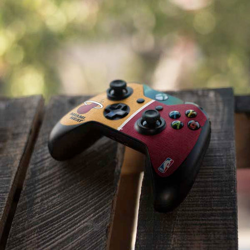 NBA Miami Heat Canvas Xbox One Controller Skin