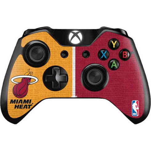 NBA Miami Heat Canvas Xbox One Controller Skin
