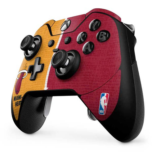 NBA Miami Heat Canvas Xbox One Elite Controller Skin