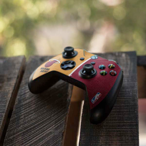 NBA Miami Heat Canvas Xbox One X Controller Skin