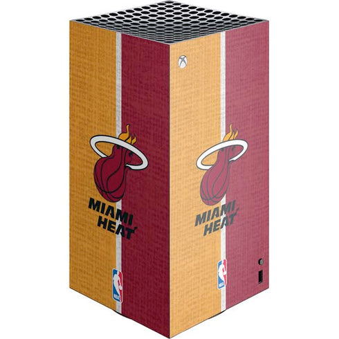 NBA Miami Heat Canvas XBox Series X Digital Edition Console Skin