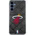 NBA Miami Heat Dark Rust Galaxy A35 5G Clear Case