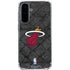 NBA Miami Heat Dark Rust Galaxy A36 5G Clear Case