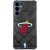 NBA Miami Heat Dark Rust Galaxy A55 5G Clear Case