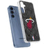 NBA Miami Heat Dark Rust Galaxy A55 5G Clear Case