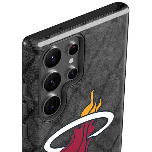 NBA Miami Heat Dark Rust Galaxy S23 Ultra Pro Case
