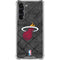 NBA Miami Heat Dark Rust Galaxy S24 FE Clear Case