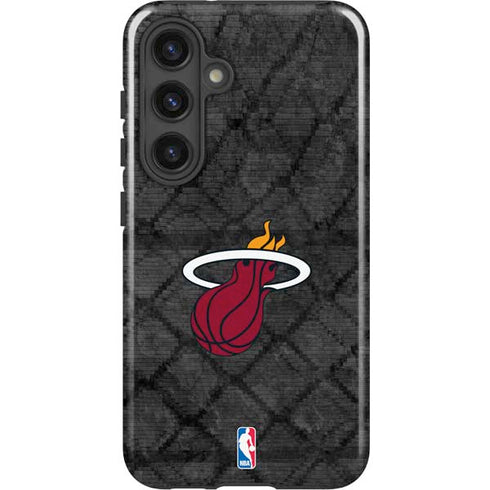 NBA Miami Heat Dark Rust Galaxy S25 Impact Case