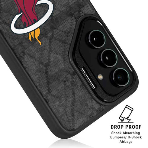 NBA Miami Heat Dark Rust Galaxy S25 Kickstand Case