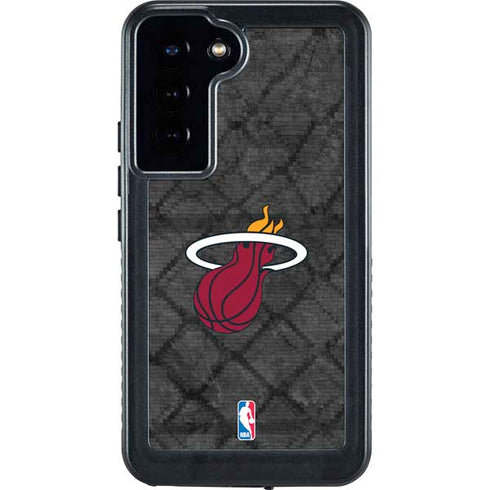NBA Miami Heat Dark Rust Galaxy S24 Plus Waterproof Case
