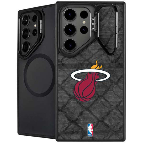 NBA Miami Heat Dark Rust Galaxy S24 Ultra Kickstand Case