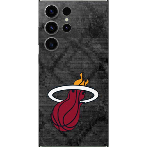 NBA Miami Heat Dark Rust Galaxy S25 Ultra Skin