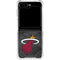 NBA Miami Heat Dark Rust Galaxy Z Flip6 Clear Case