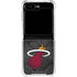 NBA Miami Heat Dark Rust Galaxy Z Flip6 Clear Case
