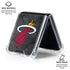 NBA Miami Heat Dark Rust Galaxy Z Flip6 Clear Case